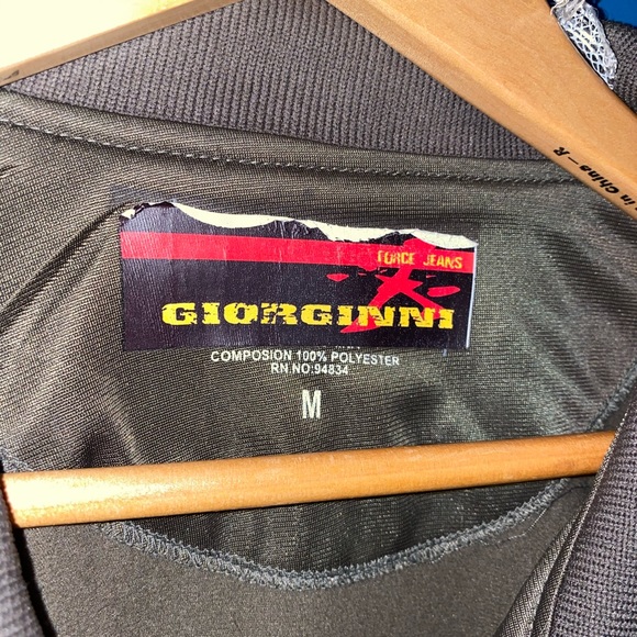 Giorginni army green jacket with stripes - Picture 2 of 8